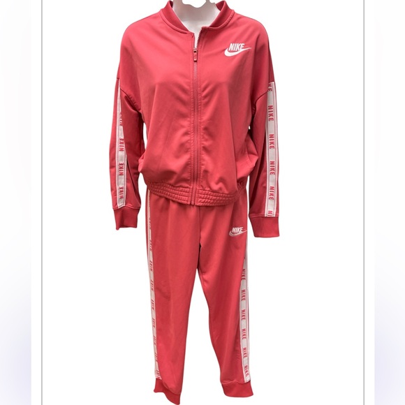 Nike XL youth two piece track suit athletic jogging outfit jacket sweats girls - Picture 1 of 8